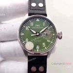 New IWC Big Pilot Le Petit Prince SS Green Dial Copy Watch 46mm